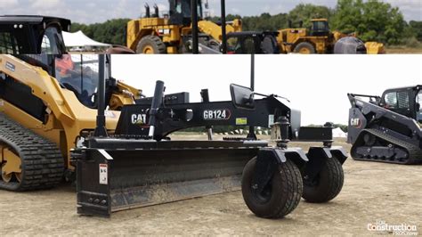 cat skid steer grader attachment|caterpillar skid steer aerator attachment.